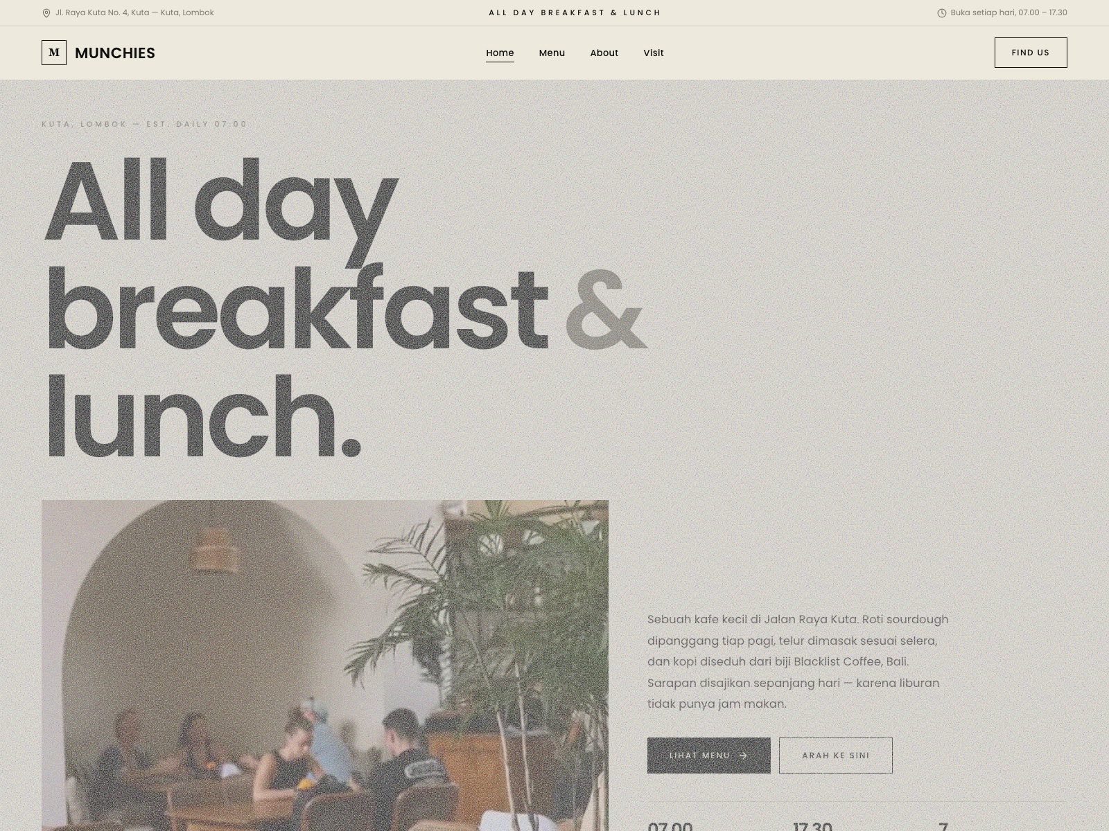 Munchies — Cafe & brunch