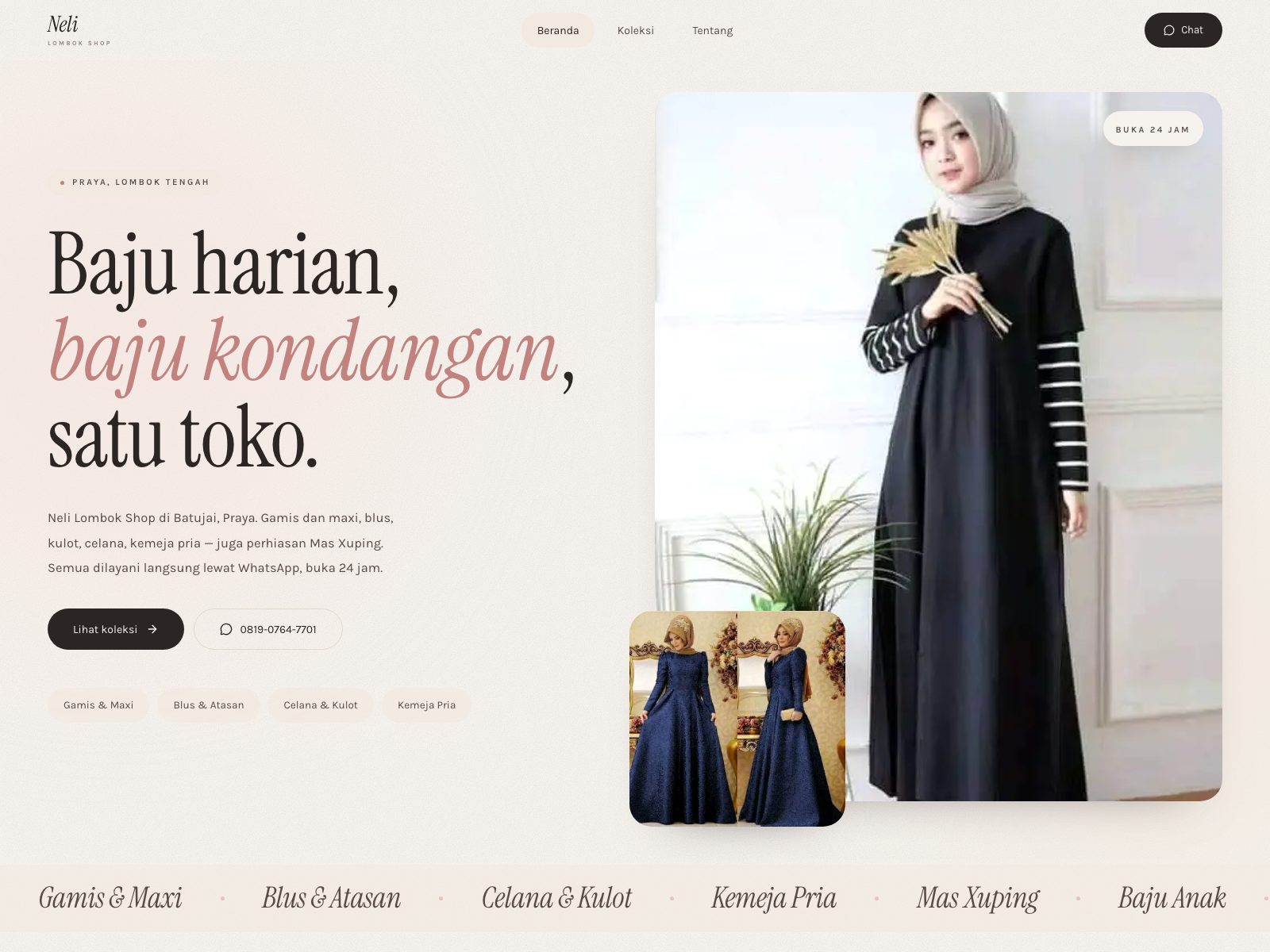 Neli Lombok Shop — Fashion retail